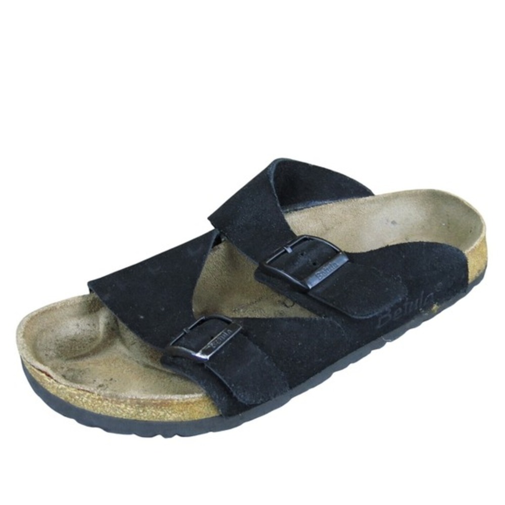 Betula Women's ‎ Slide Black Suede Sz 6 Medium  Used 2025